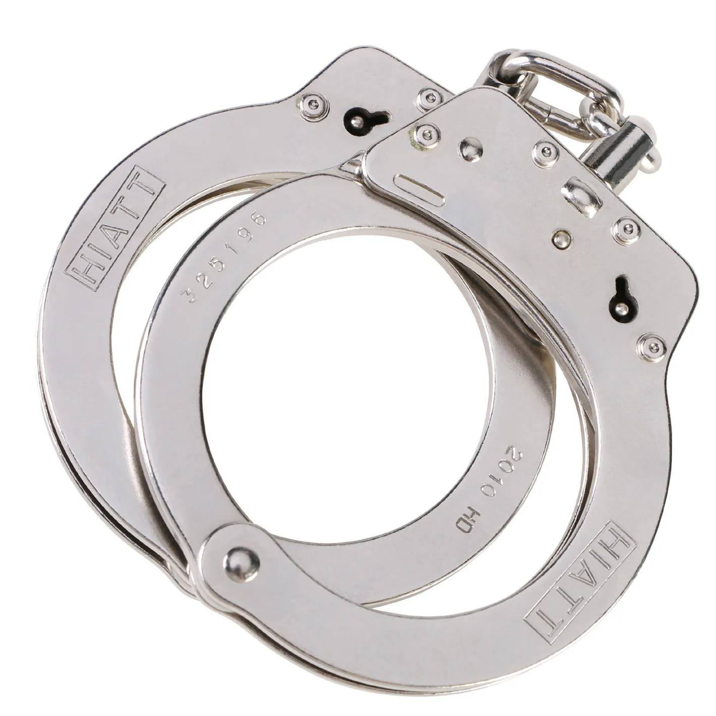 Hiatt Standard Steel Chain Handcuffs - Nickel